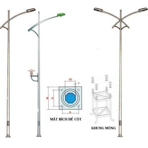 Trụ đèn chiếu sáng đường phố - Quy trình sản xuất và giá sản phẩm